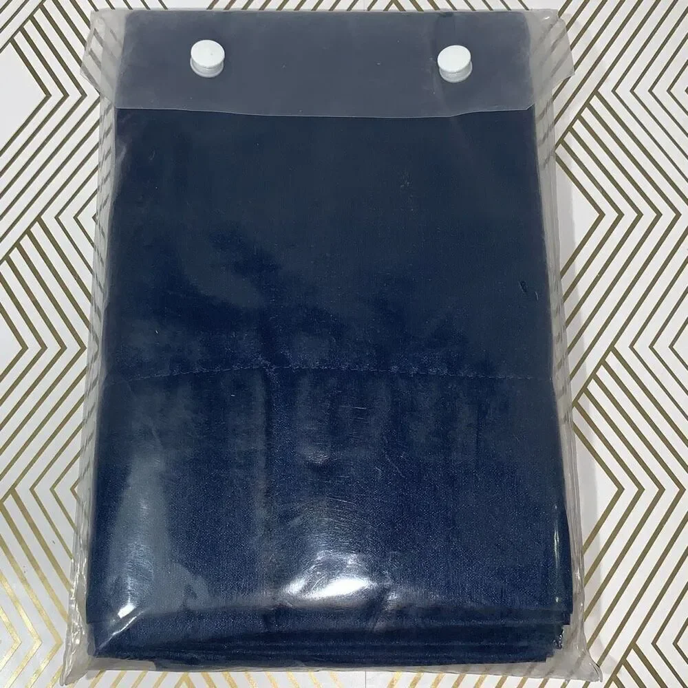 Madison Park Home Decor Window Valance Amherst Navy Blue‎ 50x18 New in Package